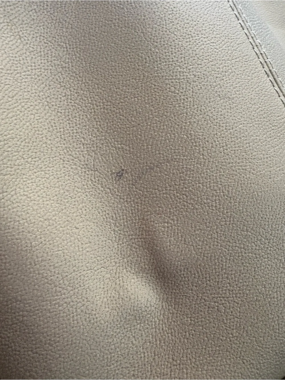 SEE By Chloe Leather Bucket Crossbody Bag in Cream with Gold Hardware $100